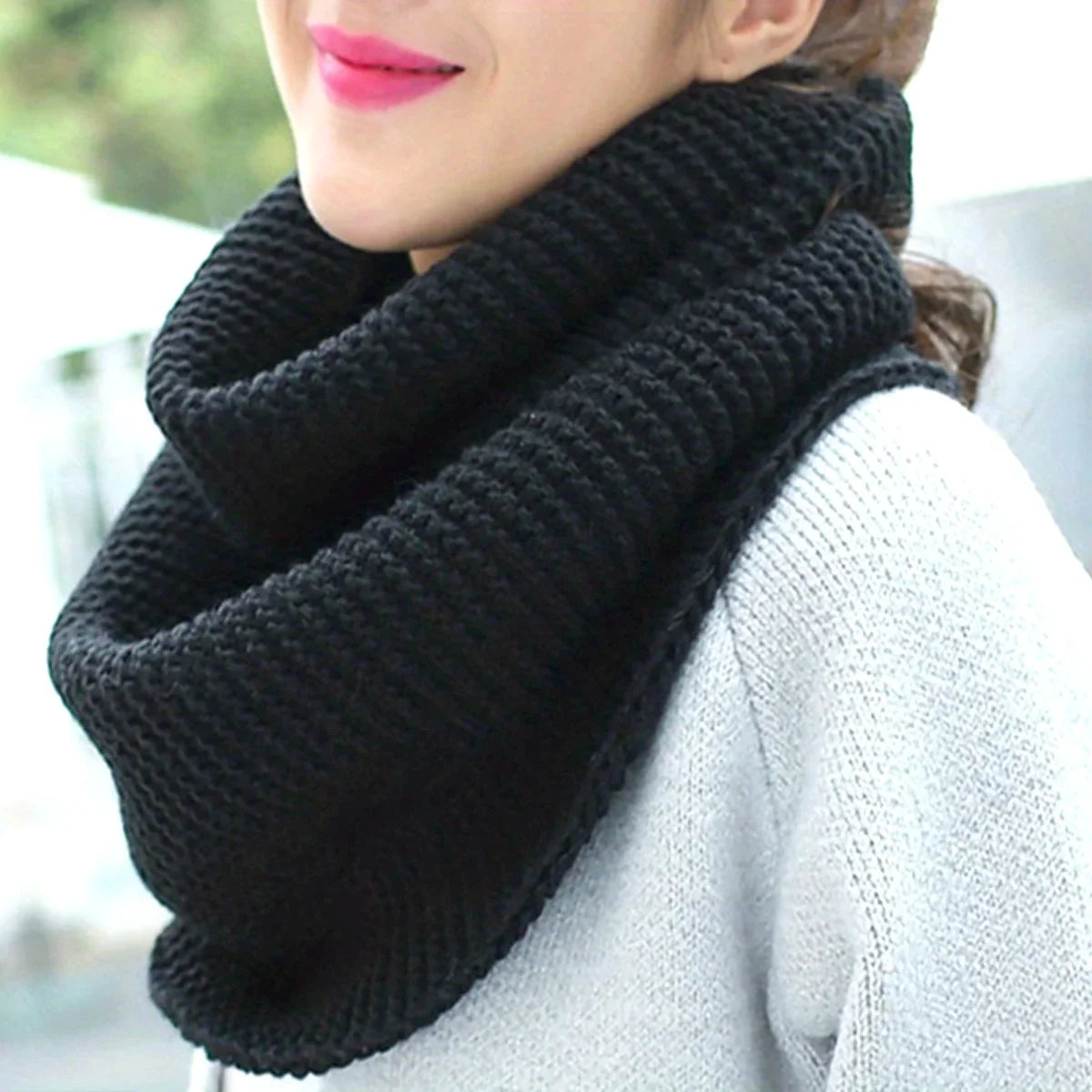 Elegant Thick Winter Scarf for Women