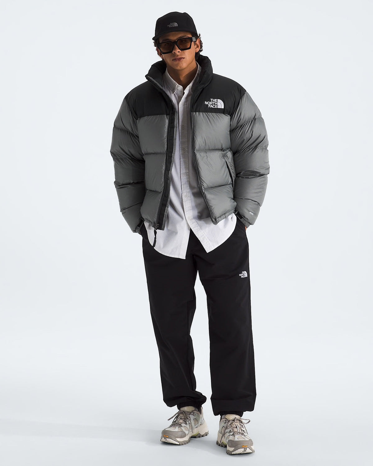 The North Face Men's 1996 Retro Nuptse Jacket in Smoked Pearl