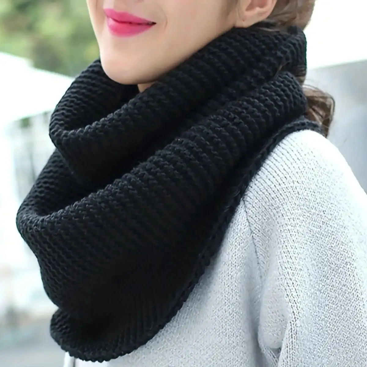 Elegant Thick Winter Scarf for Women